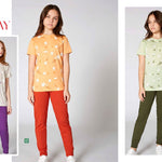 Turkish girls' pajamas, blouse with long pants 3372
