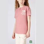 Turkish girls' cotton pajamas, large sizes 3389