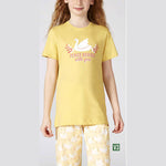 Turkish girls' cotton pajamas, large sizes 3390