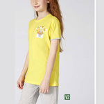 Turkish girls' cotton pajamas, large sizes 3391