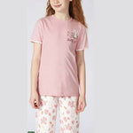 Turkish girls' cotton pajamas, large sizes 3392