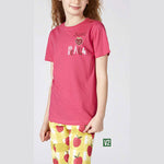Turkish girls' cotton pajamas, large sizes 3395
