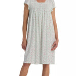 Women's Floral Short-Sleeve Gown 207415-336
