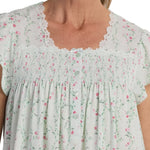 Women's Floral Short-Sleeve Gown 207415-336
