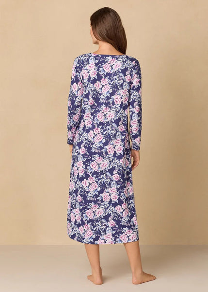 Midnight Garden Ballet Cotton Knit Nightgown 02680-402