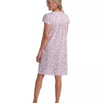 Women's Short-Sleeve Printed Sleepwear Nightgown 208455-628