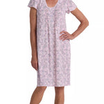 Women's Short-Sleeve Printed Sleepwear Nightgown 208455-628