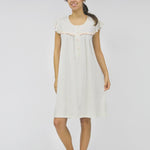 Women's half-sleeve cotton dress 3716