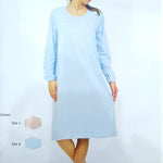 Women's cool cotton long-sleeved dress 3751