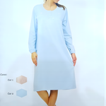 Women's cool cotton long-sleeved dress 3751