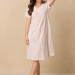 Meadow Floral Waltz Cotton Knit Nightgown 62672-163