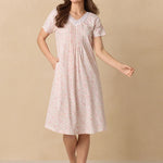 Meadow Floral Waltz Cotton Knit Nightgown 62672-163