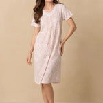 Meadow Floral Waltz Cotton Knit Nightgown 62672-163