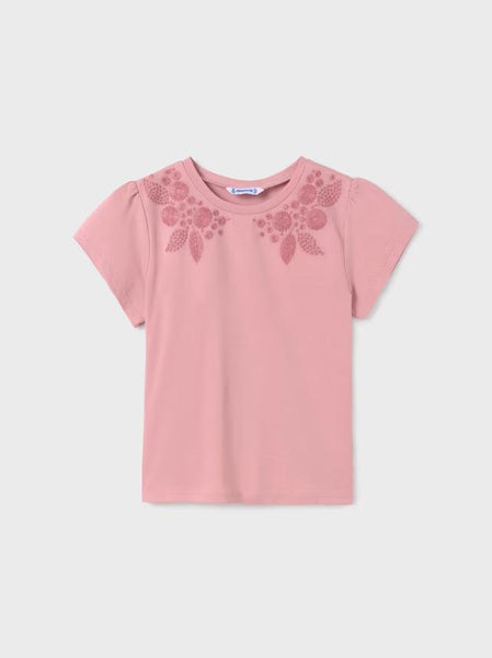Foreman Mayoral embroidered flower t-shirt 24-06012-047