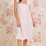 Ballet Slipper Cotton Modal Cap Sleeve Waltz Nightgown E30122-680