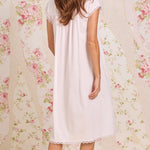 Ballet Slipper Cotton Modal Cap Sleeve Waltz Nightgown E30122-680
