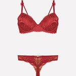4430 – Padded Bra Set – Burgundy