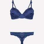4430 – Padded Bra Set – Navy Blue