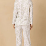 Whispering Rose Toile Long Cotton Knit Pajama CH92681-101