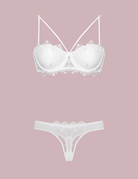 PADDED STRAP BRA SET "4591"