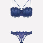 PADDED STRAP BRA SET "4591"