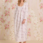 Quiet Bloom Cotton Lawn Long Sleeve Ballet Nightgown 60092-149
