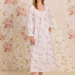 Quiet Bloom Cotton Lawn Long Sleeve Ballet Nightgown 60092-149
