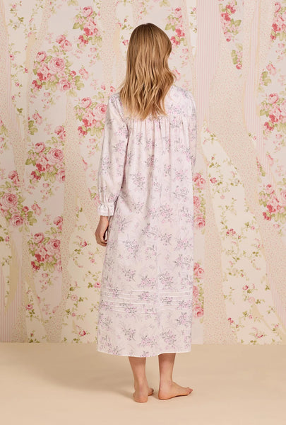 Quiet Bloom Cotton Lawn Long Sleeve Ballet Nightgown 60092-149