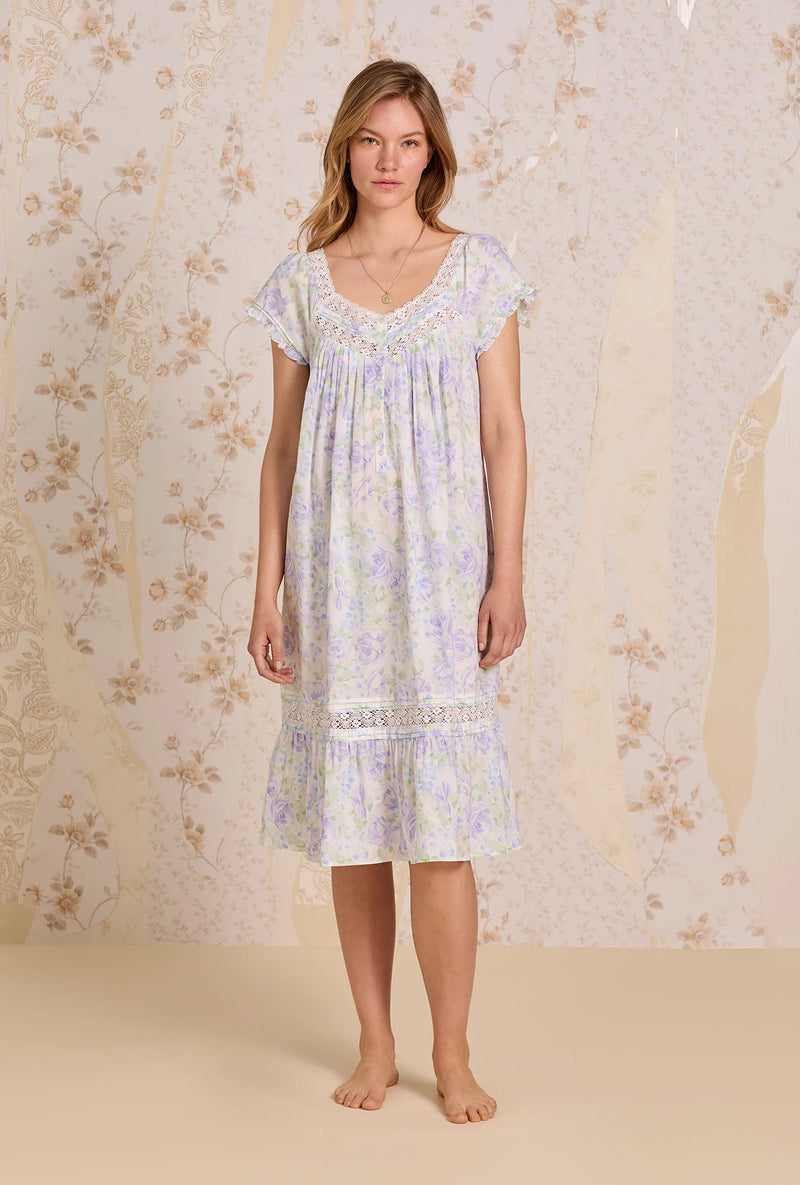 Lavender Echo Cotton Lawn Waltz Nightgown 60086-522