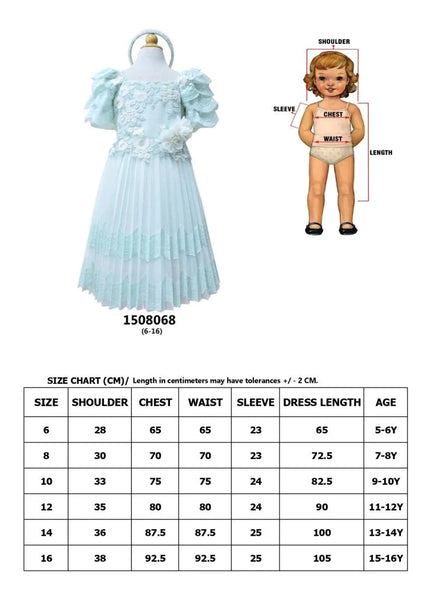 Turquoise Princess Dress 1508068