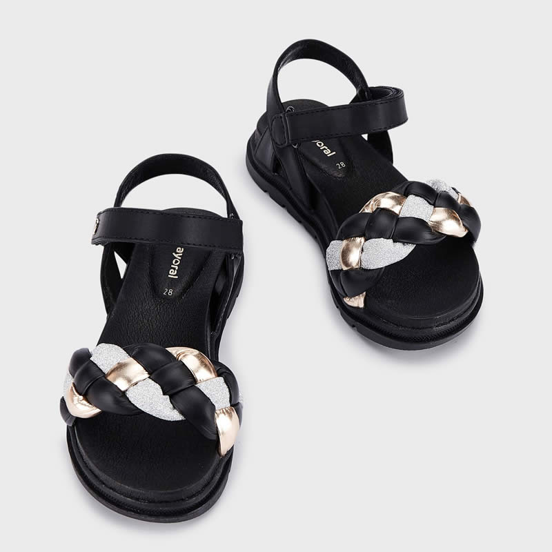 Mayoral knit sandals with velcro closure 23-43453-035