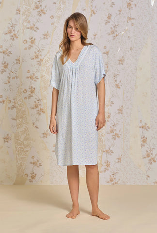 Lavender Fields Ecovero™ Rayon Caftan 60088-166