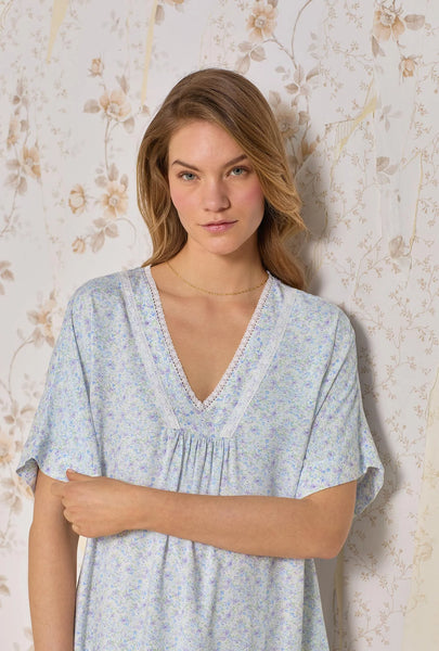 Lavender Fields Ecovero™ Rayon Caftan 60088-166