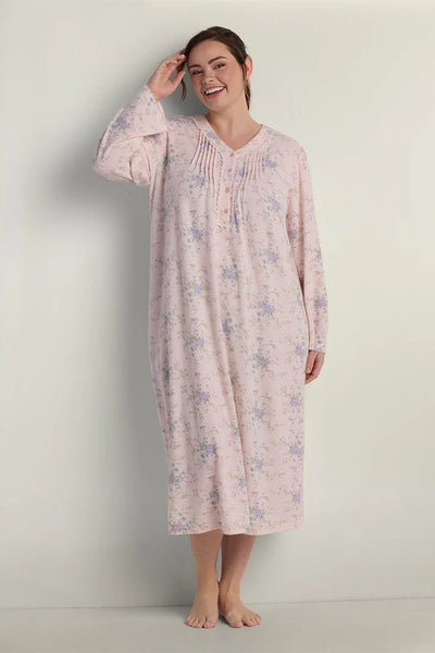Honeycomb Long Nightgown 25-516835-865