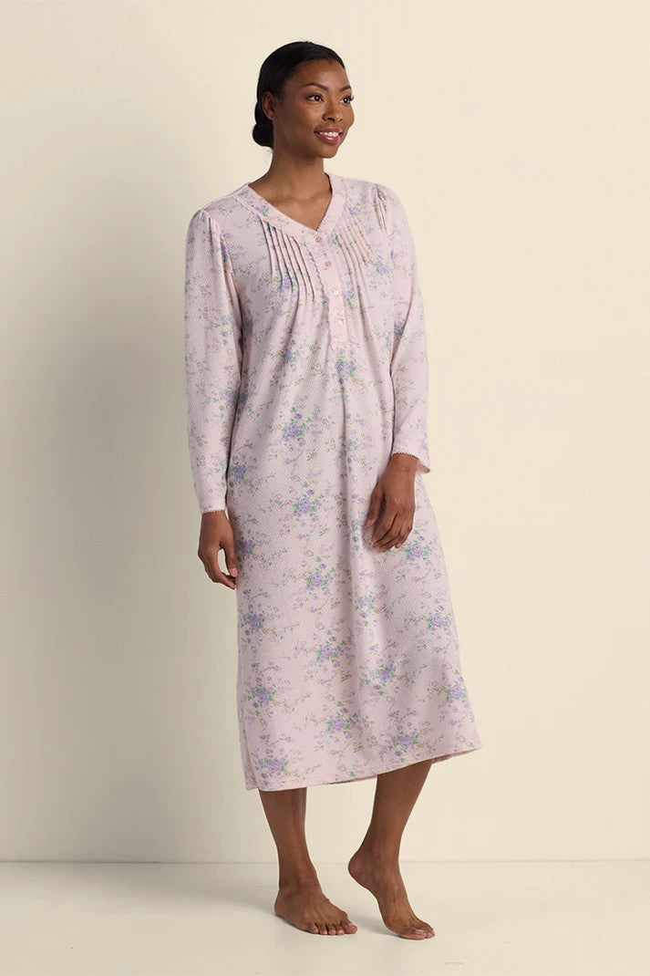 Honeycomb Long Nightgown 25-516835-865