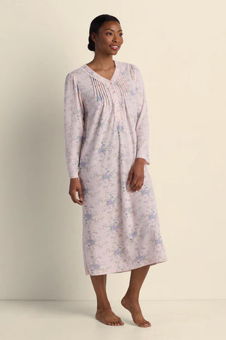 Honeycomb Long Nightgown 25-516835-865