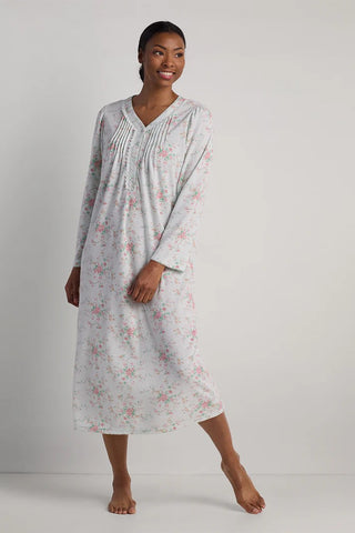 Honeycomb Long Nightgown 25-516835-357