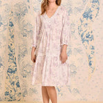 The "Marielle" Quiet Bloom Cotton Lawn Waltz Nightgown 20092-149