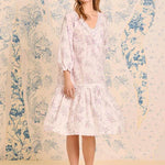 The "Marielle" Quiet Bloom Cotton Lawn Waltz Nightgown 20092-149