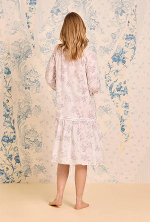 The "Marielle" Quiet Bloom Cotton Lawn Waltz Nightgown 20092-149
