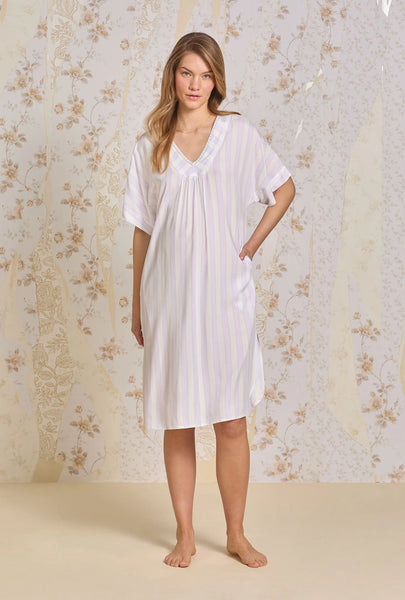 Montauk Stripe Ecovero™ Rayon Caftan 60088