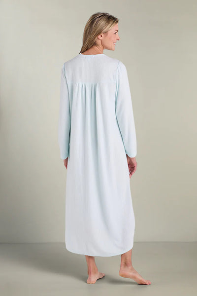 Brushed Honeycomb Long Nightgown 541814-650