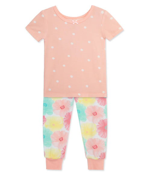 Floral 3-Piece Bamboo Toddler Pajama Set 612546