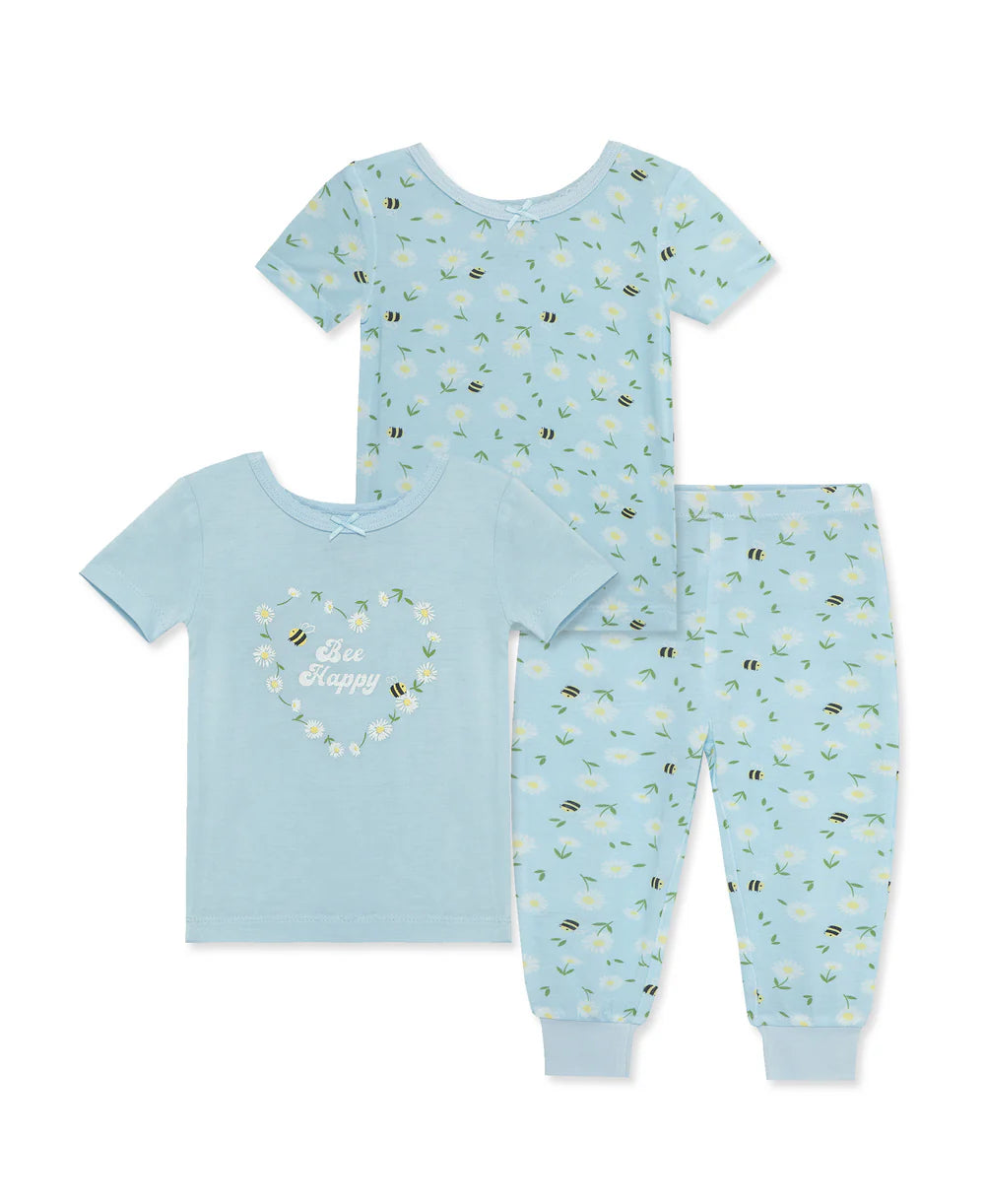 Daisy 3-Piece Bamboo Toddler Pajama Set 614548