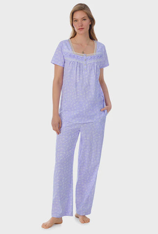 Sweet Ditsy Cotton Long Pajama Set CH92661-555