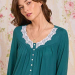 Crimson Sprig Dreamy Sweater Knit Long Sleeve Ballet Nightgown 5026623-301