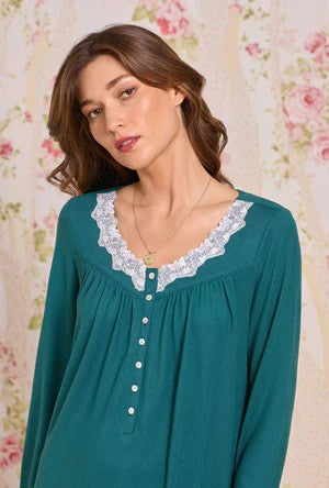 Crimson Sprig Dreamy Sweater Knit Long Sleeve Ballet Nightgown 5026623-301