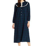 Black Watch Peterpan Flannel Gown Plus 5616839-973