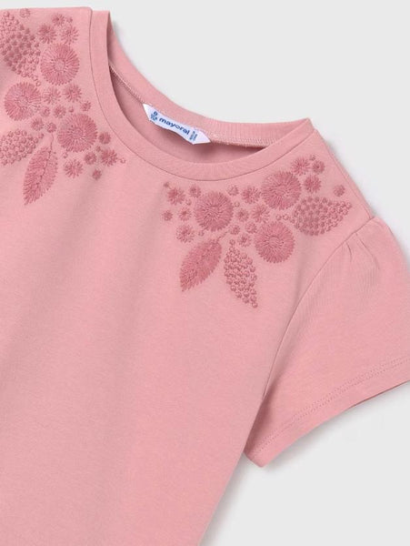 Foreman Mayoral embroidered flower t-shirt 24-06012-047