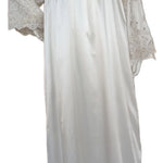 IVORY GOLD Long dress with embroidered satin bodice 60006-LS7